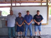 Agg. Match 4 Score Relay Winners - George Kruchinsky, Dave Tripodi, Him Heidenthal, Missing - John Hoover and Group Relay Winner Shawn Hanes